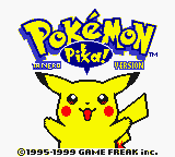 Pokemon Tanero (yellow hack) Title Screen